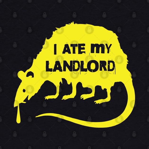 I Ate My Landlord Punk Rat by Rigipedia